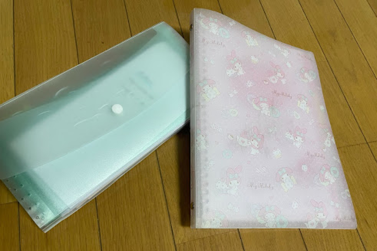同棲開始時から記入している家計簿の写真